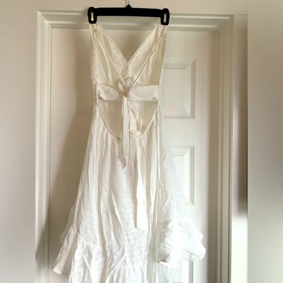 white christmas dresses Cute White A-line Prom Dress,Summer Maxi Dress Y5980 – Simplepromdress main image 0
